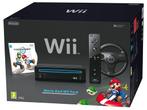Nintendo Wii Starter Pack - Mario Kart Motion Plus Black, Consoles de jeu & Jeux vidéo, Verzenden