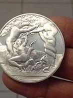 Italië. Silver medal Médaille Argent 42 gr Le génie De