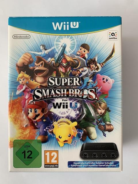 Super Smash Bros For Wii U + Gamecube Controller Adapter For, Games en Spelcomputers, Games | Nintendo Wii U, Verzenden