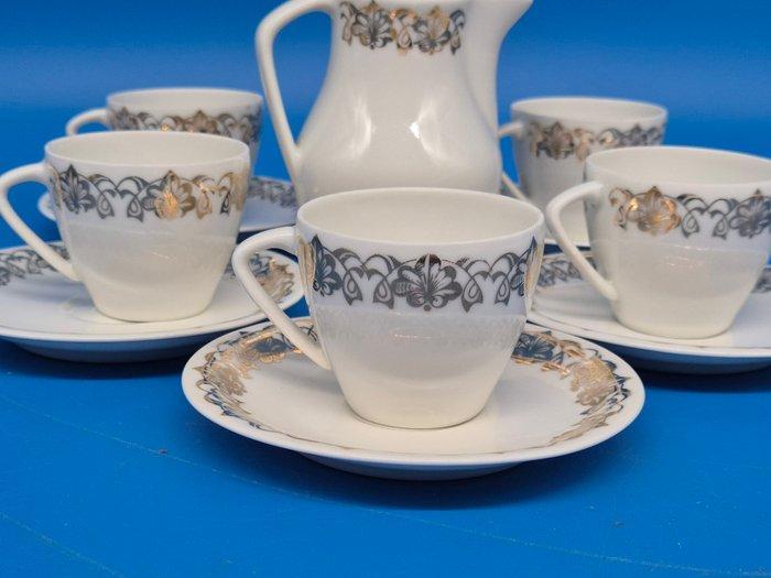 Santa Clara – Kaffeegarnitur für fünf Personen – Porzellan,, Antiek en Kunst, Antiek | Meubels | Tafels