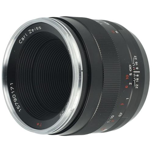 Carl Zeiss 50mm F/2 Makro-Planar T* ZE Canon EF occasion, Audio, Tv en Foto, Foto | Lenzen en Objectieven, Zo goed als nieuw, Verzenden