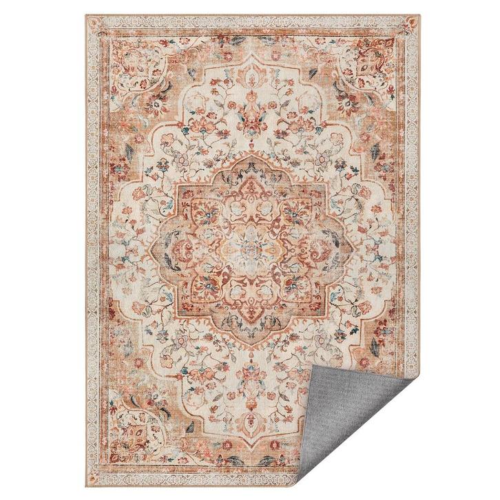 Tapijt - HOME - Vintage - Machinewasbaar - Beige, Huis en Inrichting, Stoffering | Tapijten en Vloerkleden, Overige kleuren, Nieuw