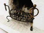 Openhaard accessoire - Smeedijzer - fleur-de-lis ornamenten