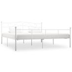 vidaXL Bedframe metaal wit 180x200 cm, Huis en Inrichting, Verzenden, Nieuw
