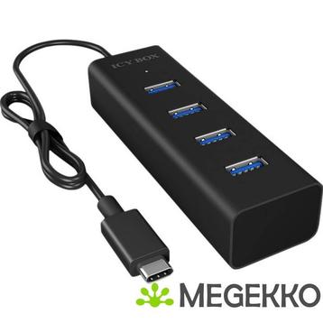 ICY BOX 4 Poorten Hub USB 3.0 Zwart - [IB-HUB1409-C3], Informatique & Logiciels, Verzenden