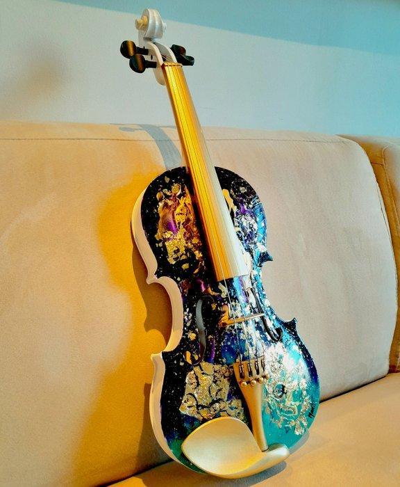 Jan Marti - Violin pop V124, Antiquités & Art, Art | Peinture | Moderne