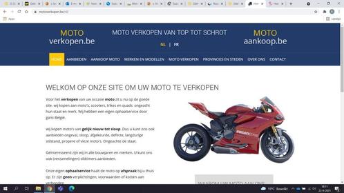 aankoop moto van top tot schrot ook opmaak en alle bouwjaren, Motos, Motos Achat