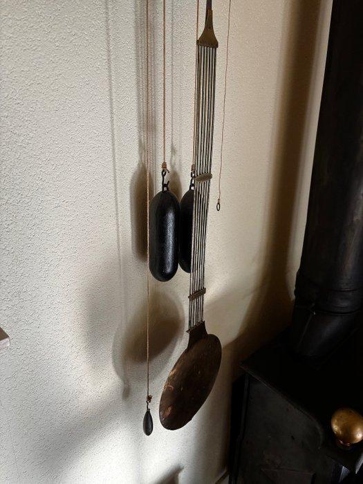 Comtoise klok - Art Nouveau - Smeedijzer - 1850-1900, Antiek en Kunst, Antiek | Klokken