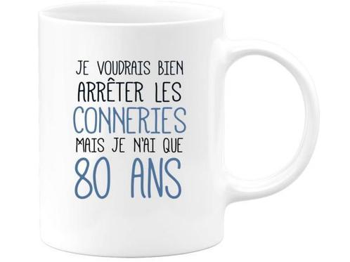 Veiling - Mok Je Voudrais Bien Arrêter Les Conneries...80, Huis en Inrichting, Keuken | Servies, Gebruikt