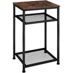 tectake Bijzettafel York 45,5x36x75,5cm - Industrieel hout d, Verzenden, Nieuw
