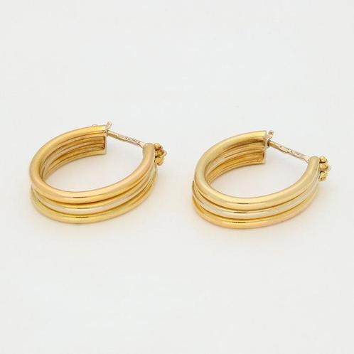 Boucles doreilles - 18 carats Or jaune, Handtassen en Accessoires, Oorbellen