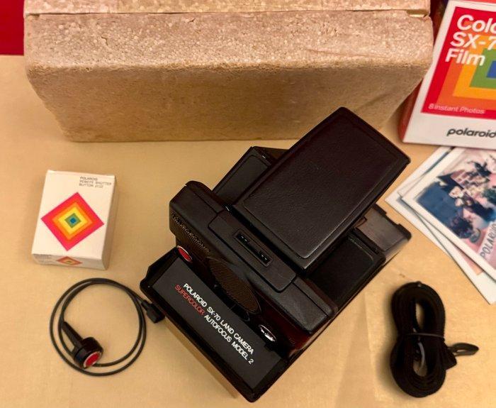 Polaroid SX-70 Supercolor Autofocus Model 2, schwarz - topp, Audio, Tv en Foto, Fotocamera's Analoog