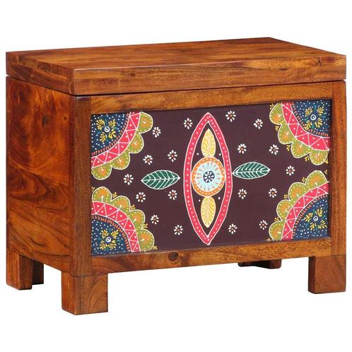 vidaXL Opslagdoos Multikleur 50 x 30 x 40 cm Massief, Huis en Inrichting, Kasten | Dressoirs, Nieuw, Verzenden