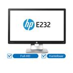 HP EliteDisplay E232 23 inch zwart Full-HD, Computers en Software, Ophalen of Verzenden, Gebruikt, HP