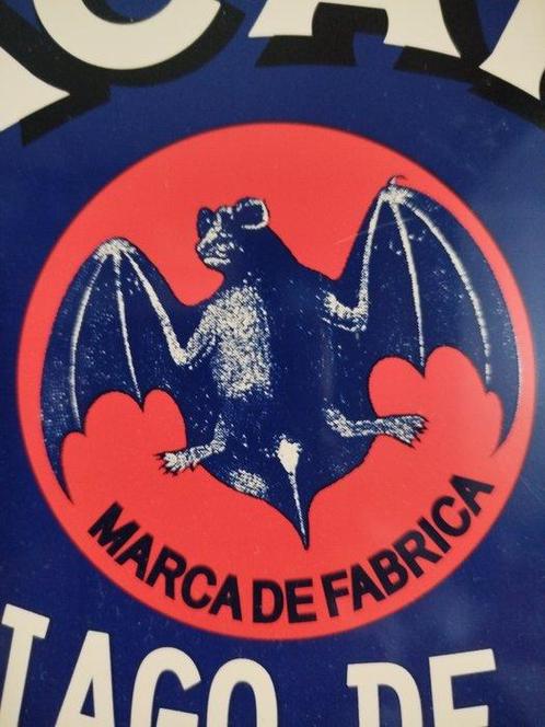 Ron Bacardi - Reclamebord - Metaal, Antiek en Kunst, Antiek | Wandborden en Tegels