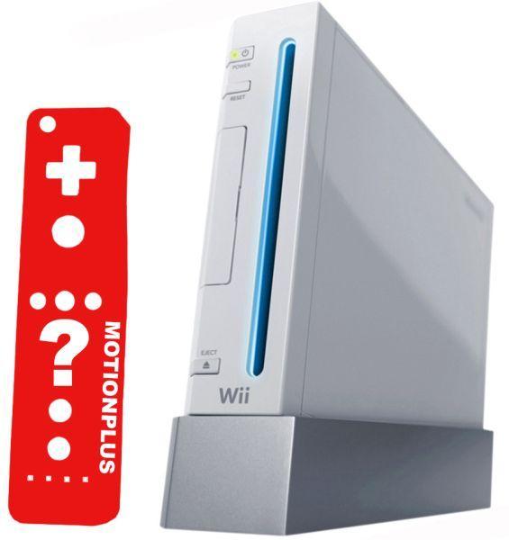 Nintendo Wii Wit-Incl. Merkloos MotionPlus (Wii) Gebruikt, Games en Spelcomputers, Spelcomputers | Nintendo Wii, Ophalen of Verzenden
