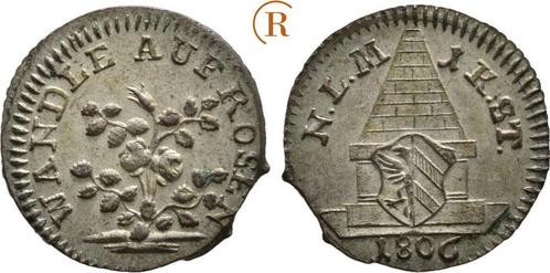 1 Kreuzer 1806 Nuernberg Stadt:, Postzegels en Munten, Munten | Europa | Niet-Euromunten, België, Verzenden