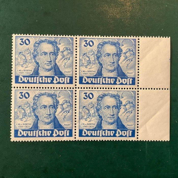 Duitsland, Bondsrepubliek 1949 - 30 Pf Goethe in blok van, Postzegels en Munten, Postzegels | Europa | Duitsland