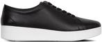FitFlop Rally sneakers leather ZWART - Maat 38 (Mode), Verzenden, Nieuw