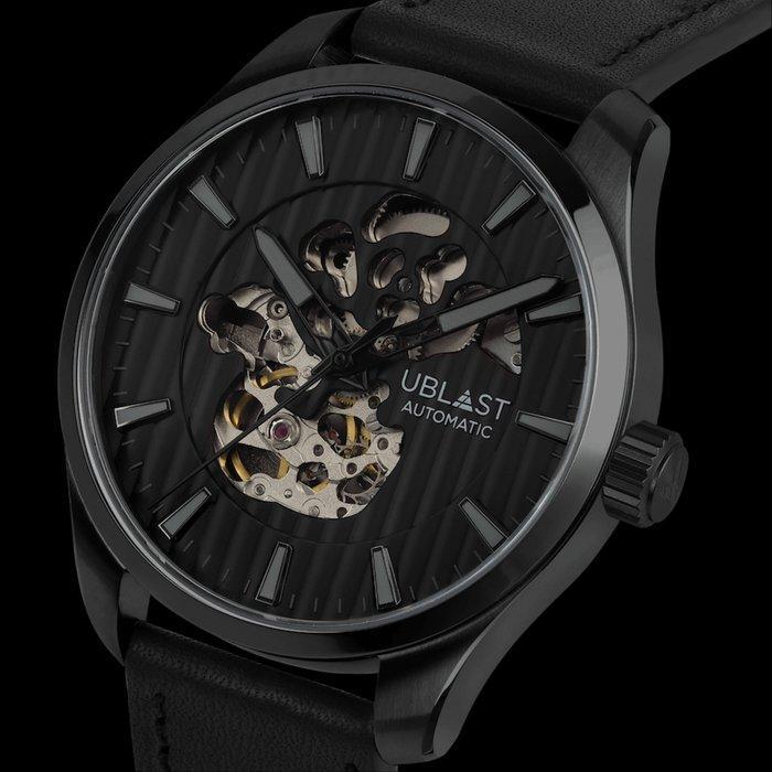 Ublast - Skelematic - Sapphire Glass - REF.UBSKEBB42BK -, Handtassen en Accessoires, Horloges | Heren