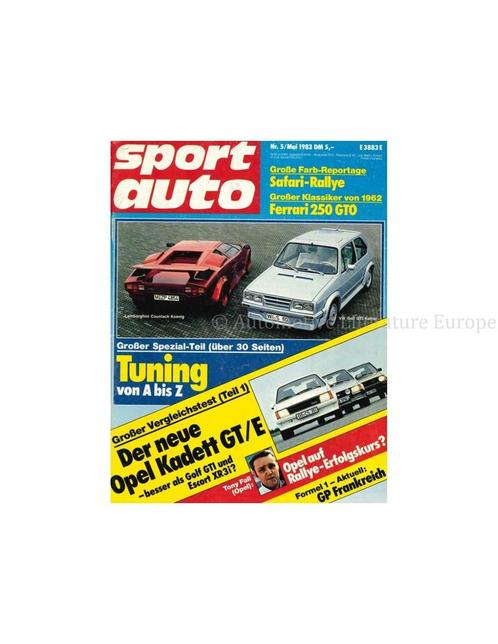 1983 SPORT AUTO MAGAZINE 05 DUITS, Boeken, Auto's | Folders en Tijdschriften
