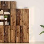 vidaXL Highboard Oud hout 70 x 42.5 x 185 cm Bewerkt hout, Huis en Inrichting, Verzenden, Nieuw