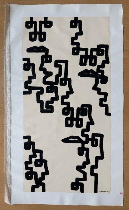 MrKas - “Every line is a meeting of souls”, Antiek en Kunst, Kunst | Schilderijen | Modern