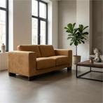 Leren bank Clear - 2 zits, Bohemian, Eigentijds, Modern, Retro, Vintage, 150 tot 200 cm, Nieuw, Ophalen of Verzenden