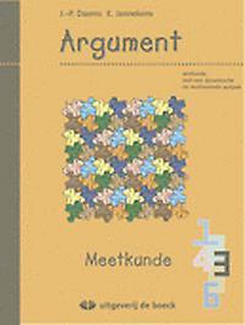 Argument 3 - meetkunde - leerboek 9789045533643 Jennekens, Boeken, Schoolboeken, Gelezen, Verzenden