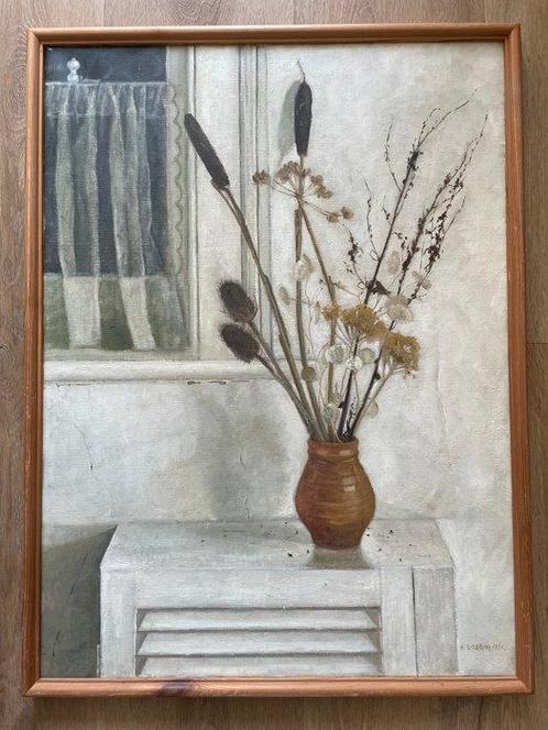 Arthur Frederick Easton (1939-2024) - Still life with dried, Antiek en Kunst, Kunst | Schilderijen | Modern