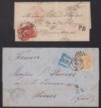 Spanje - Lot van circulerende brieven., Gestempeld