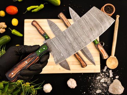 Keukenmes - Kitchen knife set - Keukenchef messen set (FK, Antiek en Kunst, Antiek | Keukengerei