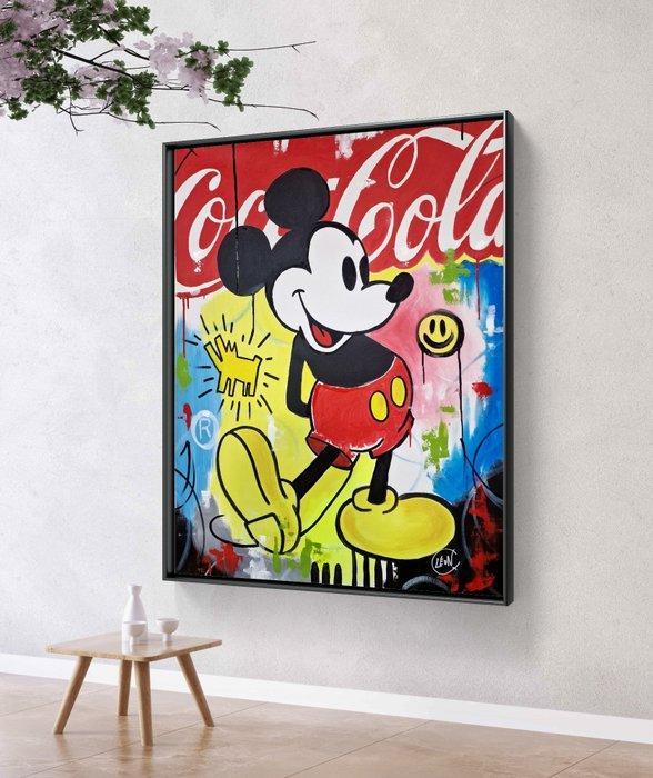 LéoN - Original Mickey - XL, Antiquités & Art, Art | Peinture | Moderne