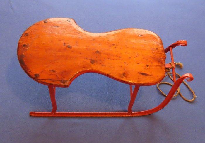 Kerstdecoratie - De slee van Ronald Smit - Smeedijzer - Oude, Antiek en Kunst, Curiosa en Brocante