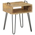 vidaXL Nachtkastje 40x30x47 cm massief mangohout, Huis en Inrichting, Verzenden, Nieuw