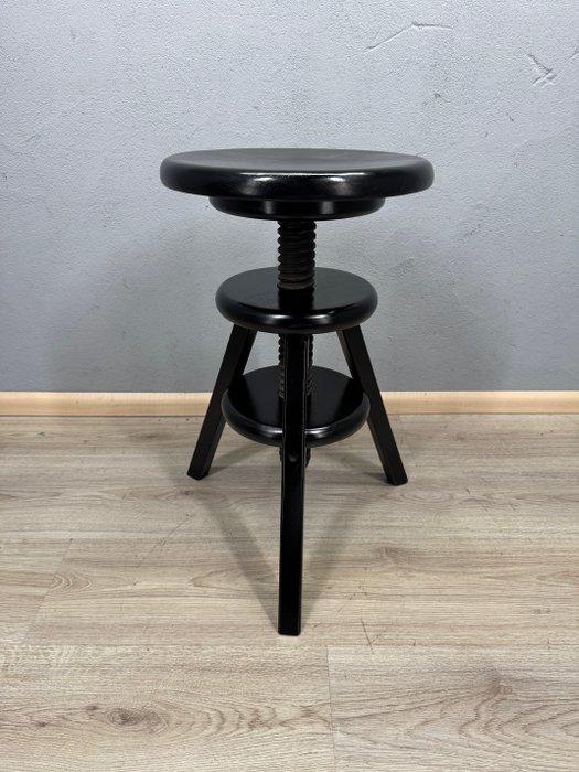 Kruk - Hout - Verstelbare kruk, Antiek en Kunst, Kunst | Designobjecten