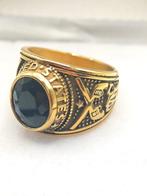 Bague - Bague militaire plaquée or 24k Armée - Bague