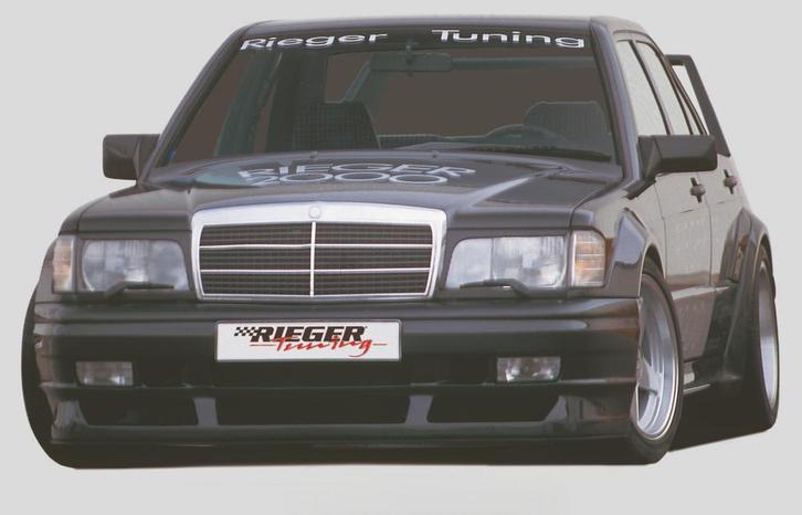 Rieger voorbumper | 190-Serie (W201) - Sedan | stuk ongespot, Auto-onderdelen, Carrosserie, Nieuw, Mercedes-Benz, Verzenden