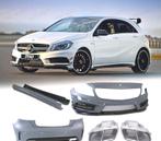 KIT CARROSSERIE MERCEDES CLASSE A W176 AMG A45 + LAVE PHARE, Verzenden