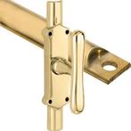 Kruk-espagnolet Linea messing gelakt inclusief 1 stang, Doe-het-zelf en Bouw, Nieuw, Overige materialen, Klink of Kruk