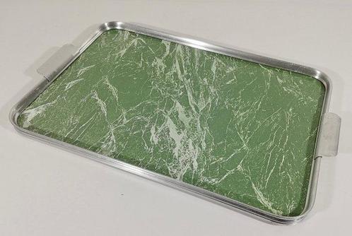 Dienblad - Ontwerp uit de jaren 1950 - Aluminium - Masonite, Antiek en Kunst, Kunst | Designobjecten