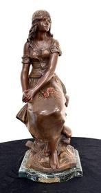 Auguste Moreau (1834-1917) - Groot - Sculpture, Mignon -, Antiek en Kunst