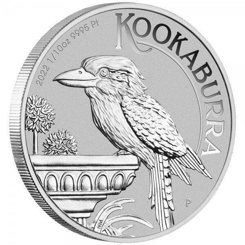 Australie. 2022 1/10 oz $15 AUD Platinum Kookaburra Coin BU, Timbres & Monnaies, Métaux nobles & Lingots