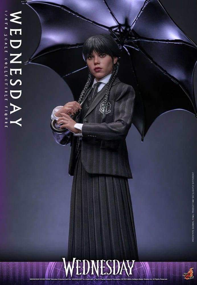 Wednesday Action Figure 1/6 Wednesday 27 cm, Verzamelen, Film en Tv, Ophalen of Verzenden