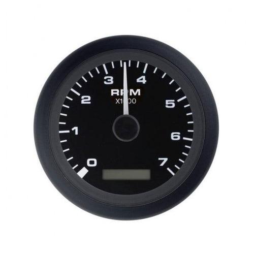 Bieden: Veethree 3 inch engine tachometer black 7000 RPM -, Watersport en Boten, Bootonderdelen, Ophalen of Verzenden