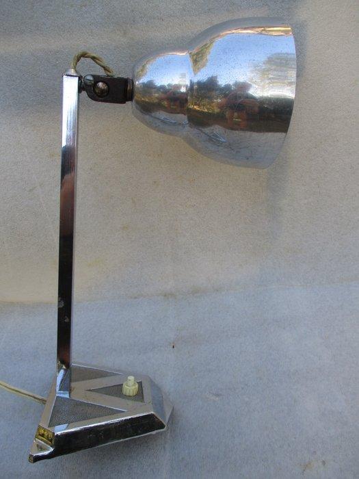 Lamp - Art Déco. Lamp PIROUETT, chroom circa 1935, Antiek en Kunst, Kunst | Designobjecten
