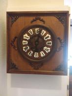 Franse schoolklok - hout/koper - 1850-1900 - Franse, Antiquités & Art, Antiquités | Horloges