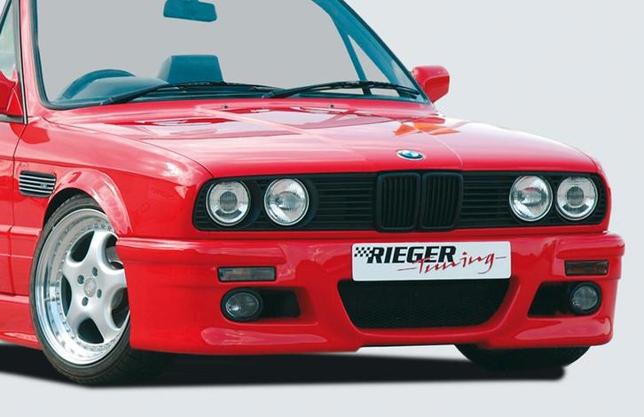 Rieger voorbumper Sport-Look | 3er E30 - Coupé, Cabrio, Lim., Auto-onderdelen, Carrosserie, Nieuw, BMW, Verzenden