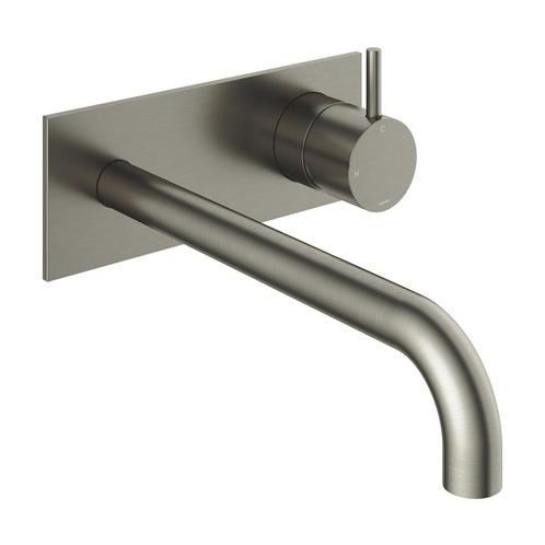 Inbouw Wastafelkraan Met Achterplaat Hotbath Cobber 25cm, Doe-het-zelf en Bouw, Sanitair, Kraan, Nieuw, Chroom, Ophalen of Verzenden