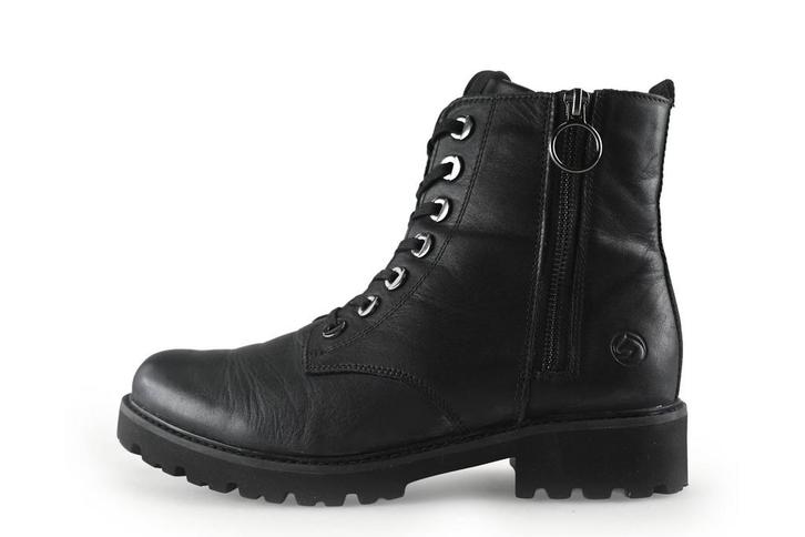 Remonte Veterboots in maat 39 Zwart, Kleding | Dames, Schoenen, Zwart, Zo goed als nieuw, Overige typen, Verzenden